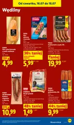 Gazetka promocyjna Lidl - Gazetka ważna od 16.07 do 18.07 - Gazetka - ważna od 18.07 do 18.07.2026 - strona 61 - produkty: Piec, Kurczak, Filet z piersi kurczaka, Kiełbasa podwawelska, Wawel, Duda, PIKOK, Boczek, Frankfurterki, Kabanos, Kiełbasa