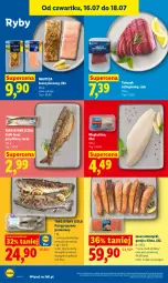 Gazetka promocyjna Lidl - Gazetka ważna od 16.07 do 18.07 - Gazetka - ważna od 18.07 do 18.07.2026 - strona 66 - produkty: Piec, Top, Por, Pstrąg tęczowy, Stek, Tusz, Pstrąg, Tuńczyk