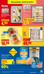 Gazetka promocyjna Lidl - Gazetka ważna od 16.07 do 18.07 - Gazetka - ważna od 18.07 do 18.07.2026 - strona 67 - produkty: Miruna, Sushi, Tuńczyk, Mintaj
