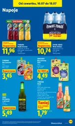 Gazetka promocyjna Lidl - Gazetka ważna od 16.07 do 18.07 - Gazetka - ważna od 18.07 do 18.07.2026 - strona 73 - produkty: Mus, Napoje, LANA, Tymbark, Arbuz, Woda, Napój, Mięta