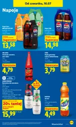 Gazetka promocyjna Lidl - Gazetka ważna od 16.07 do 18.07 - Gazetka - ważna od 18.07 do 18.07.2026 - strona 75 - produkty: 7up, Ice tea, Mirinda, Napoje, Pepsi, Oranżada, Hellena, Napój gazowany, Napój, Nestea