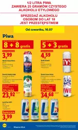 Gazetka promocyjna Lidl - Gazetka ważna od 16.07 do 18.07 - Gazetka - ważna od 18.07 do 18.07.2026 - strona 76 - produkty: Piwa, Gra, Tyskie, Harnaś