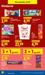 Gazetka promocyjna Lidl - Gazetka ważna od 16.07 do 18.07 - Gazetka - ważna od 18.07 do 18.07.2026 - strona 82 - produkty: Goplana, Lubisie, Ser, Gra, Raffaello, Croissant, Wafle, LANA, Czekolada mleczna, Grześki, Czekolada, Deser, Oreo, Fa