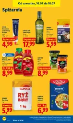 Gazetka promocyjna Lidl - Gazetka ważna od 16.07 do 18.07 - Gazetka - ważna od 18.07 do 18.07.2026 - strona 86 - produkty: Lubella, Ketchup, Koncentrat pomidorowy, Makaron, Ryż, Gin, Bell, Pesto, Sonko, Kotlin, Bella, Ryż biały