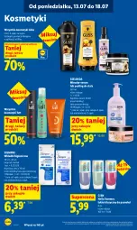 Gazetka promocyjna Lidl - Gazetka ważna od 16.07 do 18.07 - Gazetka - ważna od 18.07 do 18.07.2026 - strona 90 - produkty: Ser, Rum, Bielenda, Taft, Serum, Mleczko, Peeling, Wkładki, Lakier
