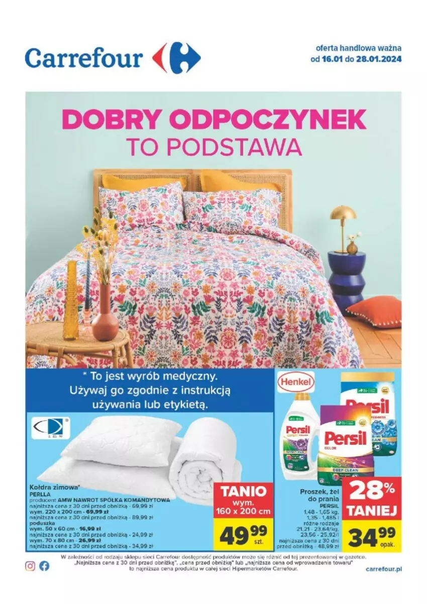 Gazetka promocyjna Carrefour - ważna 16.01 do 28.01.2024 - strona 1