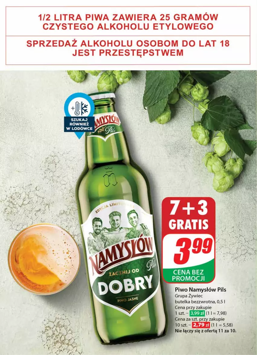 Gazetka promocyjna Dino - Gazetka 39 / 2024 - ważna 25.09 do 01.10.2024 - strona 42 - produkty: Namysłów, Piwo