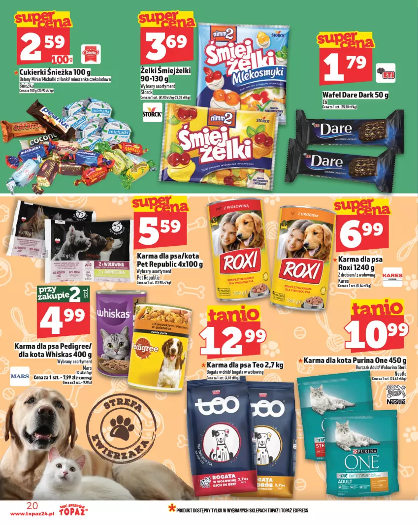 Gazetka promocyjna Topaz - Gazetka - ważna 06.03 do 12.03.2025 - strona 20 - produkty: Drób, Pur, Purina, Top