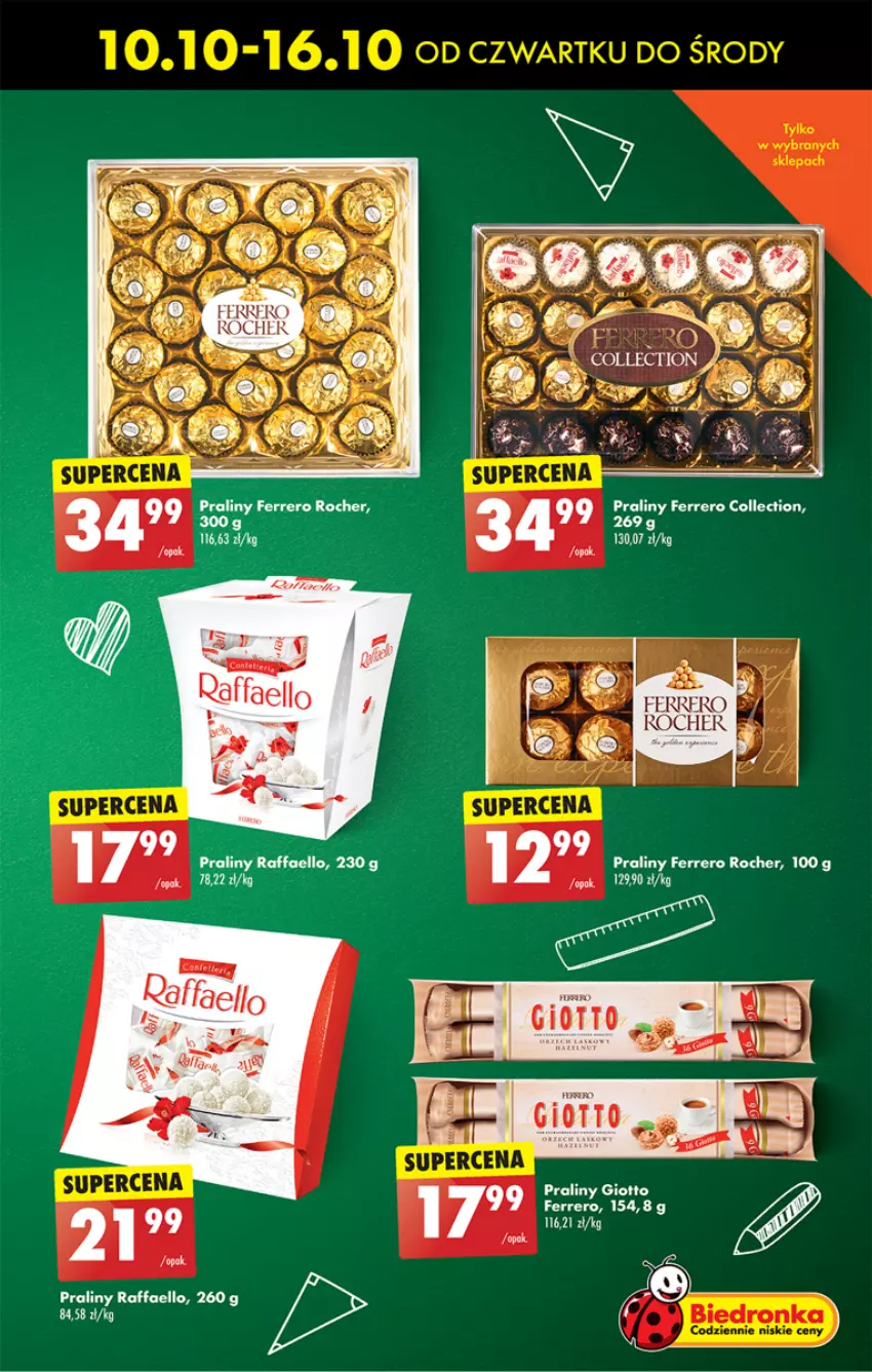 Gazetka promocyjna Biedronka - Od czwartku - ważna 10.10 do 16.10.2024 - strona 21 - produkty: Fa, Ferrero, Ferrero Rocher, Por, Praliny, Raffaello