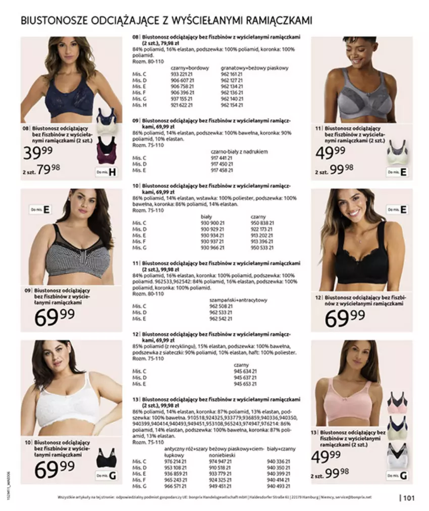 Gazetka promocyjna Bonprix - NA LISTĘ ŻYCZEŃ - ważna 16.12.2025 do 26.01.2026 - strona 103 - produkty: Biustonosz, Fa, Gra, Por, STP, Wełna