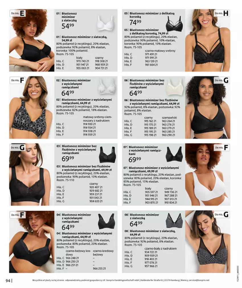 Gazetka promocyjna Bonprix - NA LISTĘ ŻYCZEŃ - ważna 16.12.2025 do 26.01.2026 - strona 96 - produkty: Biustonosz, Fa, Gra, HP, Kawa, Tera