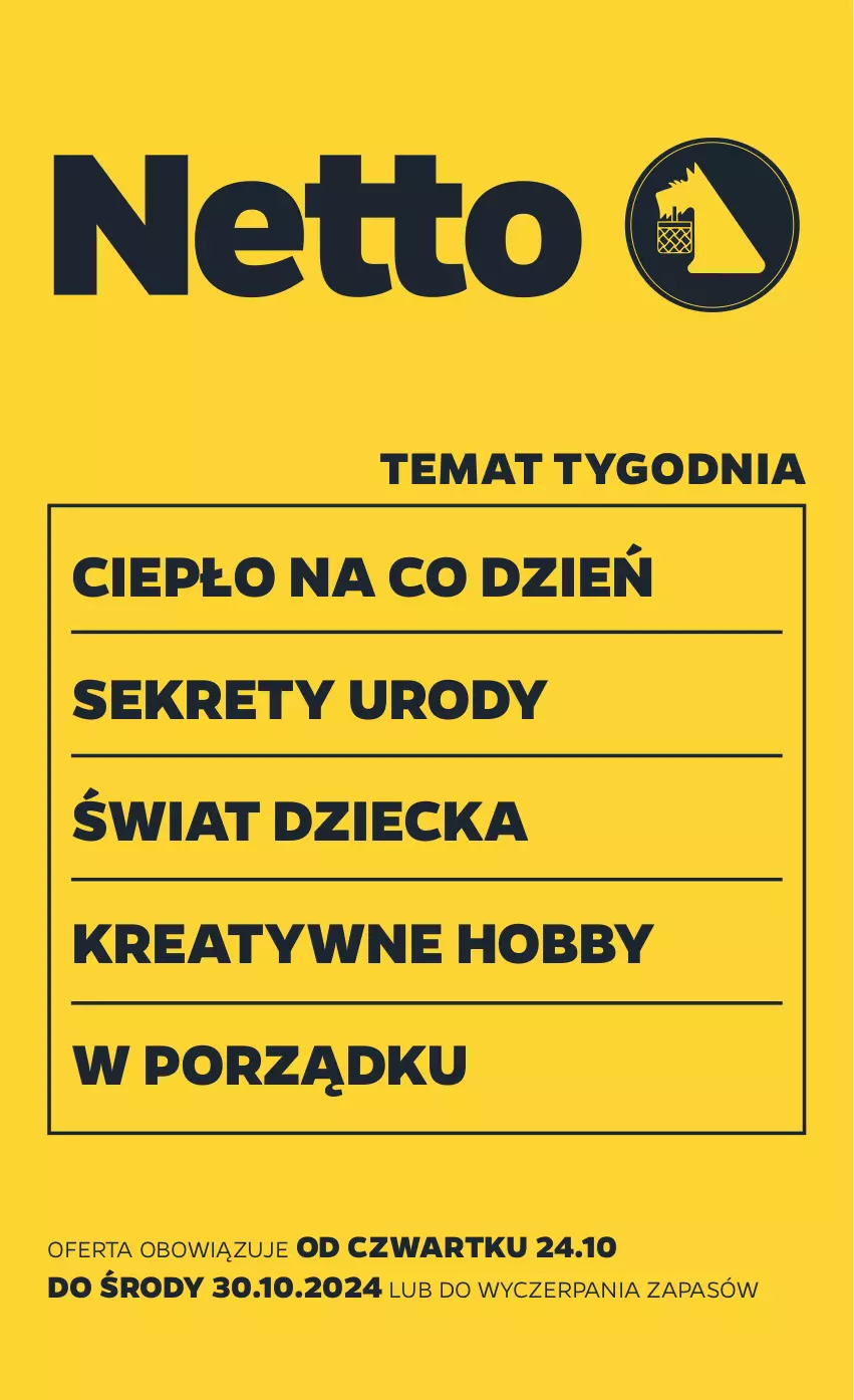 Gazetka promocyjna Netto - Akcesoria i dodatki - ważna 24.10 do 30.10.2024 - strona 1 - produkty: Hobby, Kret, Por