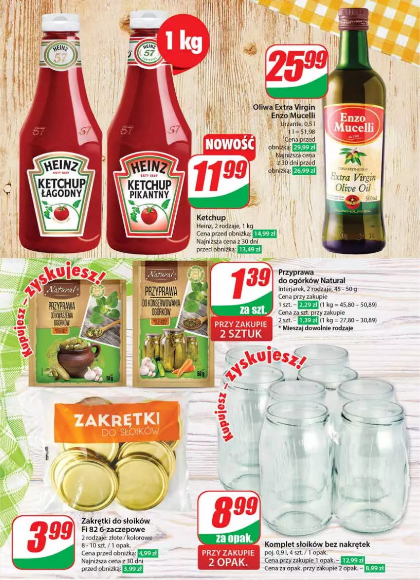 Gazetka promocyjna Dino - Gazetka 30 / 2024 - ważna 24.07 do 30.07.2024 - strona 19 - produkty: Gin, Heinz, Ketchup