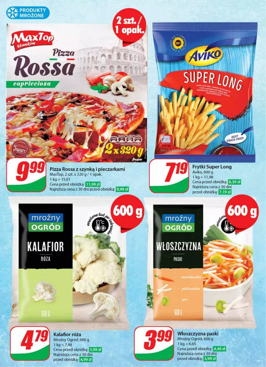 Gazetka promocyjna Dino - Gazetka 30 / 2024 - ważna 24.07 do 30.07.2024 - strona 26 - produkty: Kalafior, Ogród, Piec, Pieczarka, Pizza, Produkty mrożone, Róża, Top