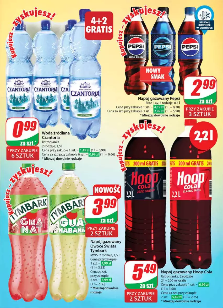 Gazetka promocyjna Dino - Gazetka 30 / 2024 - ważna 24.07 do 30.07.2024 - strona 3 - produkty: LANA, Napój, Napój gazowany, Owoce, Pepsi, Tymbark, Woda