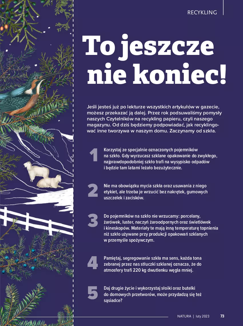 Gazetka promocyjna Drogerie Natura - Gazetka Drogerie Natura - ważna 01.02 do 28.02.2023 - strona 73 - produkty: Mięta, Papier, Pojemnik, Por, Top