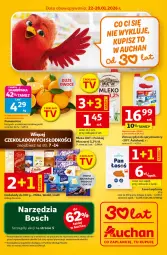 Gazetka promocyjna Auchan - Gazetka 30 Lat Hipermarket Auchan - Gazetka - ważna od 28.01 do 28.01.2026 - strona 1 - produkty: Gra, Suempol, Pomarańcze, Płyn do spryskiwaczy, Bosch, Lindt, Milka, Miecz, Mleko