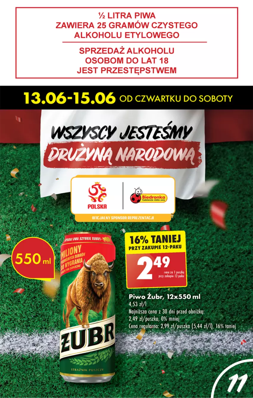 Gazetka promocyjna Biedronka - Od czwartku - ważna 13.06 do 19.06.2024 - strona 13 - produkty: Gra, Piwa, Piwo