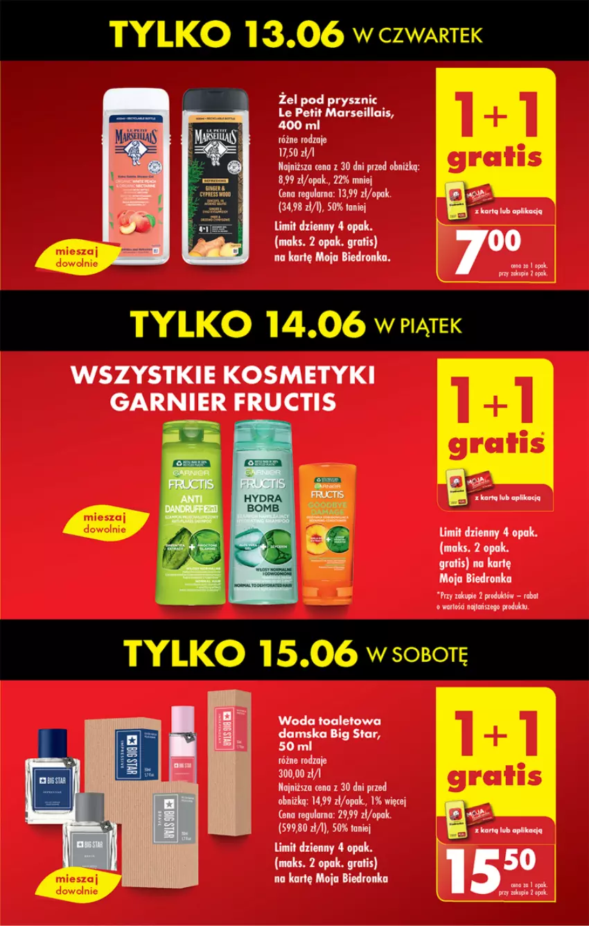 Gazetka promocyjna Biedronka - Od czwartku - ważna 13.06 do 19.06.2024 - strona 15 - produkty: Dron, Fructis, Gra, Mars, Woda, Woda toaletowa