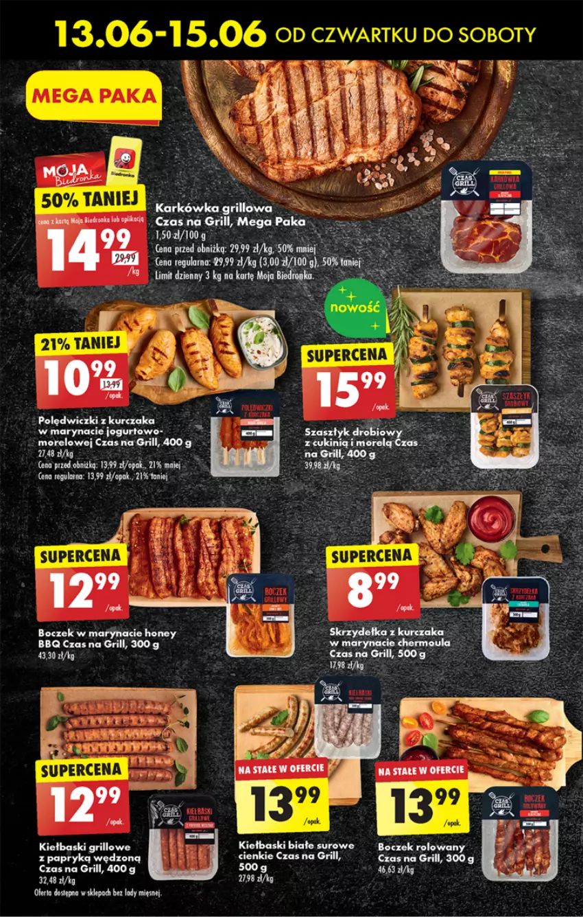 Gazetka promocyjna Biedronka - Od czwartku - ważna 13.06 do 19.06.2024 - strona 27 - produkty: Boczek, Grill, Jogurt, Kiełbaski białe, Kurczak, LG, Polędwiczki z kurczaka