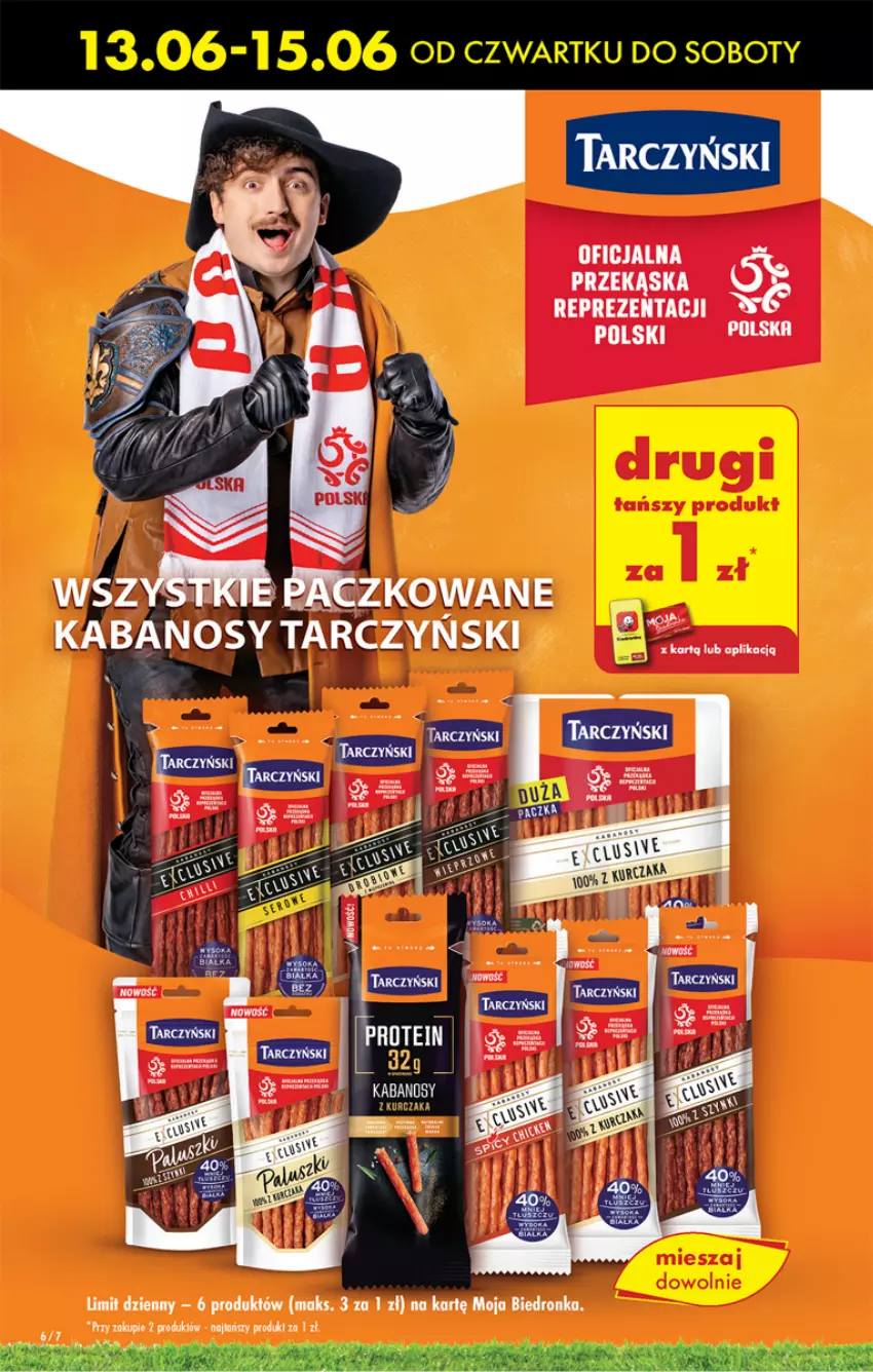 Gazetka promocyjna Biedronka - Od czwartku - ważna 13.06 do 19.06.2024 - strona 8 - produkty: Dron, Kabanos, Lalka, Tarczyński