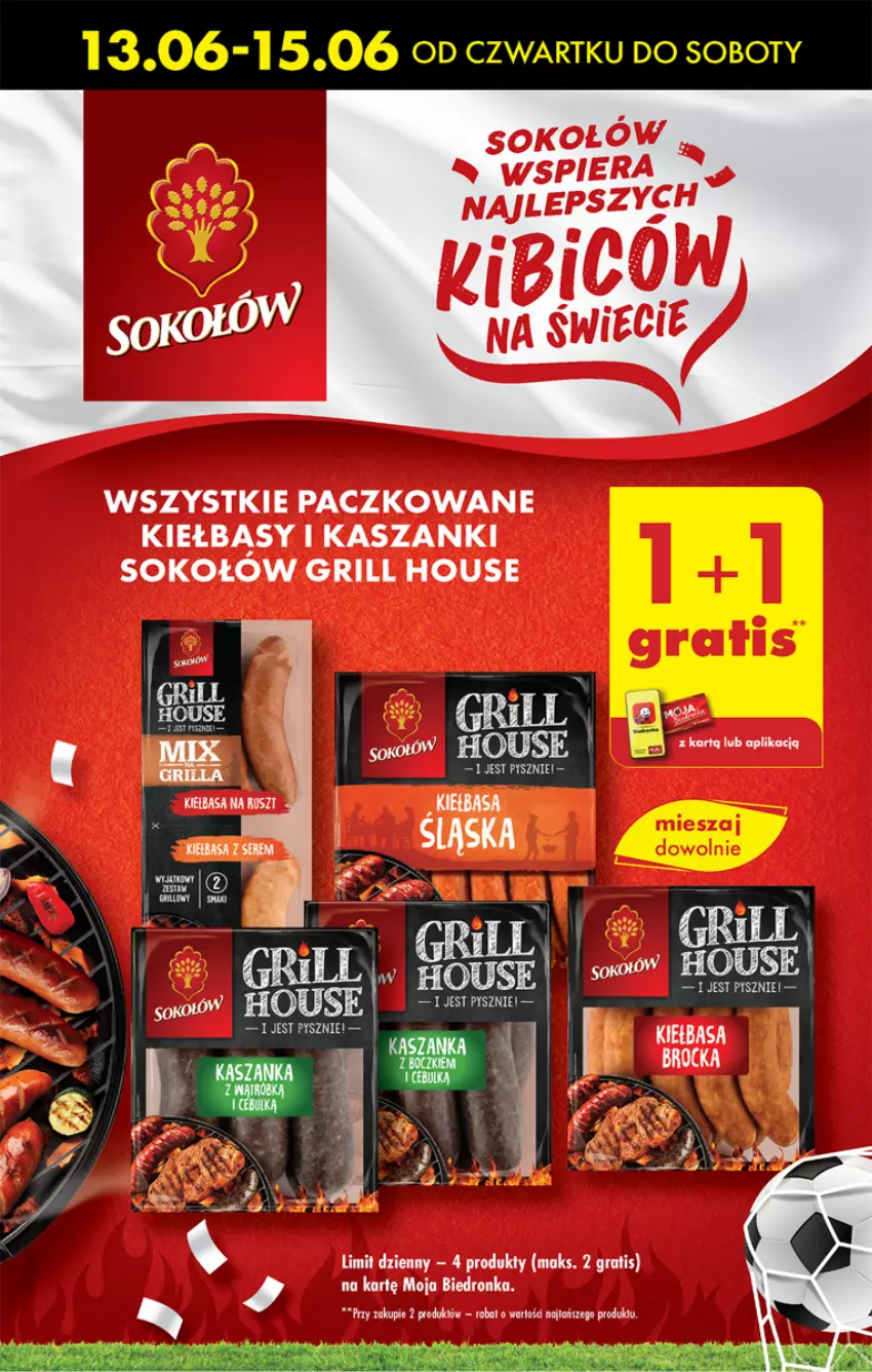 Gazetka promocyjna Biedronka - Od czwartku - ważna 13.06 do 19.06.2024 - strona 9 - produkty: Asus, BIC, Dron, Gra, Grill, Kasza, Kiełbasa, LG, Sok, Sokołów