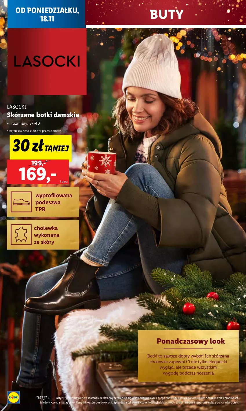 Gazetka promocyjna Lidl - GAZETKA - ważna 18.11 do 20.11.2024 - strona 14 - produkty: Botki, Buty