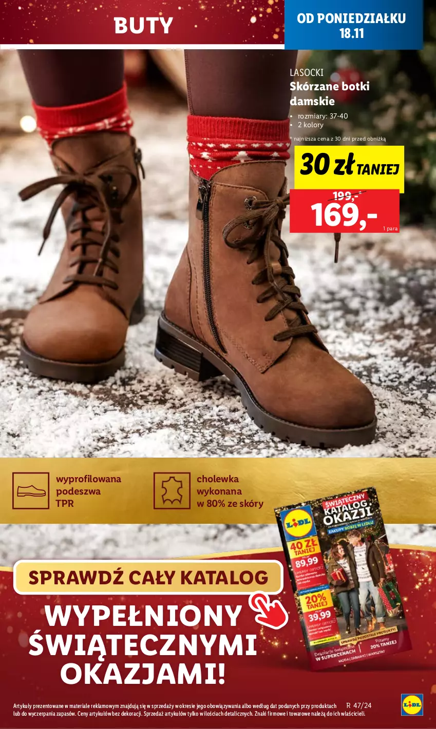 Gazetka promocyjna Lidl - GAZETKA - ważna 18.11 do 20.11.2024 - strona 15 - produkty: Botki, Buty