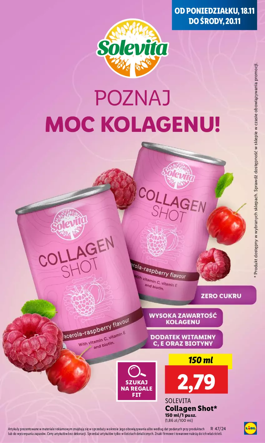 Gazetka promocyjna Lidl - GAZETKA - ważna 18.11 do 20.11.2024 - strona 51 - produkty: Kolagen, Vita C