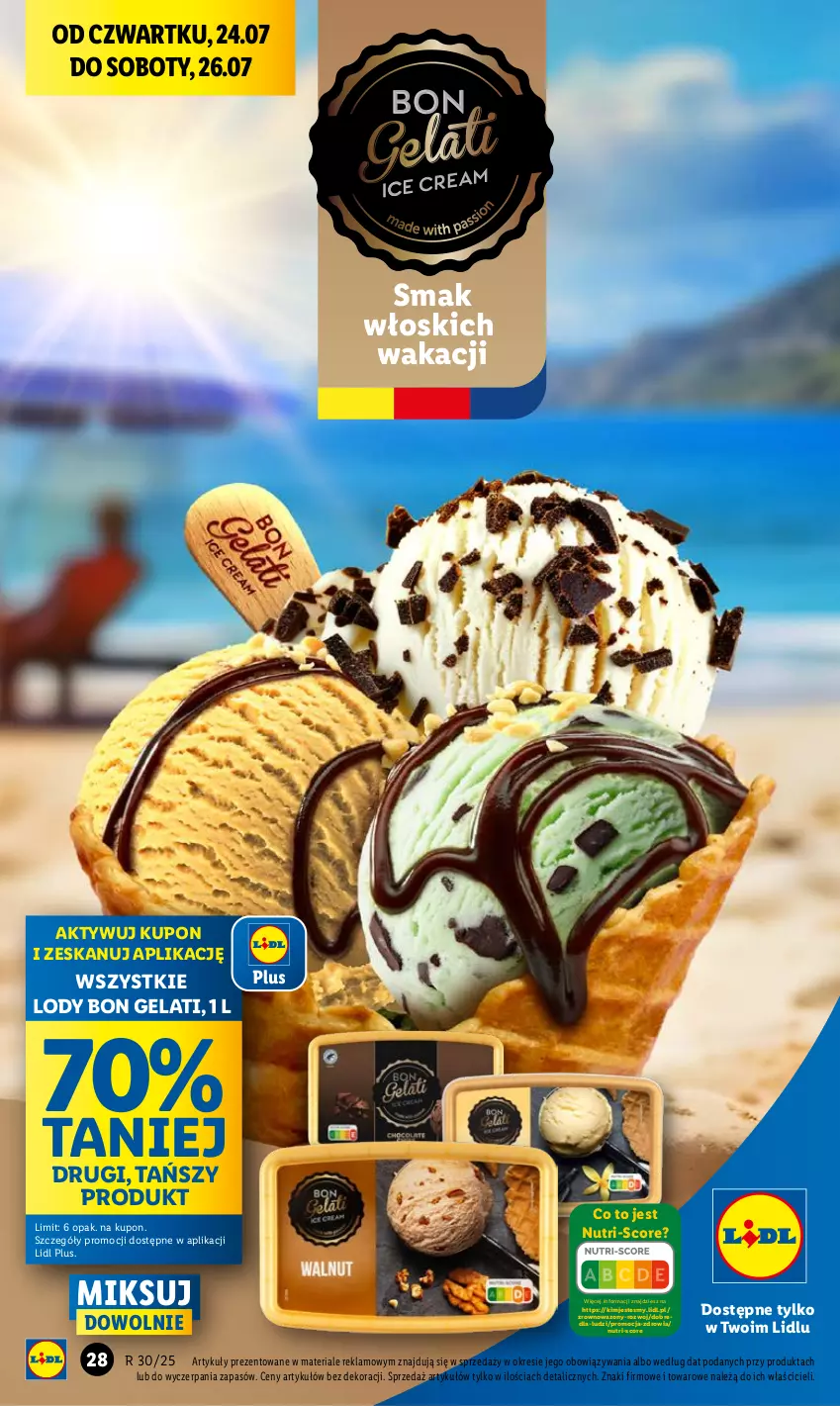 Gazetka promocyjna Lidl - GAZETKA - ważna 24.07 do 26.07.2025 - strona 36 - produkty: Lody, Wazon