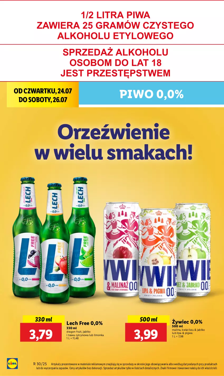 Gazetka promocyjna Lidl - GAZETKA - ważna 24.07 do 26.07.2025 - strona 42 - produkty: Limonka, Piwo