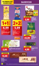 Gazetka promocyjna Lidl - GAZETKA - Gazetka - ważna od 26.07 do 26.07.2025 - strona 46 - produkty: Ciastka, Gra, Rust, Praliny, Czekolada mleczna, Czekolada, Baton, Alcon, Brownie