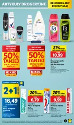 Gazetka promocyjna Lidl - GAZETKA - Gazetka - ważna od 26.07 do 26.07.2025 - strona 53 - produkty: Gra, Rexona, Aquafresh, Pasta do zębów, Dove, Lacalut, Elmex, Fa