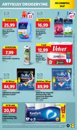 Gazetka promocyjna Lidl - GAZETKA - Gazetka - ważna od 26.07 do 26.07.2025 - strona 55 - produkty: Płyn do prania, Papier, Finish, Tablet, Papier toaletowy, Velvet, Ręcznik, Rolki, Zmywarki, Flora, Tabletki do zmywarki