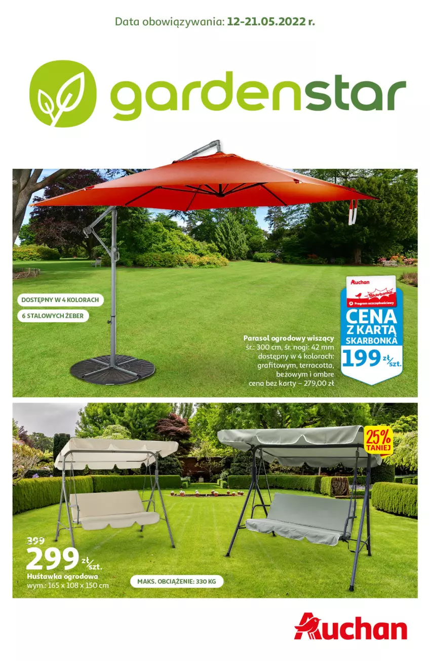 Gazetka promocyjna Auchan - GardenStar Hipermarkety - ważna 12.05 do 21.05.2022 - strona 1