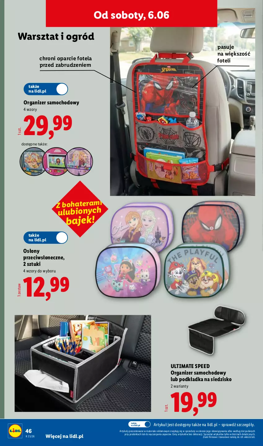 Gazetka promocyjna Lidl - Katalog ważny od 1.06 - ważna 01.06 do 06.06.2026 - strona 50 - produkty: Fotel, Ogród, Organizer, Podkład, Podkładka, Siedzisko, Tera