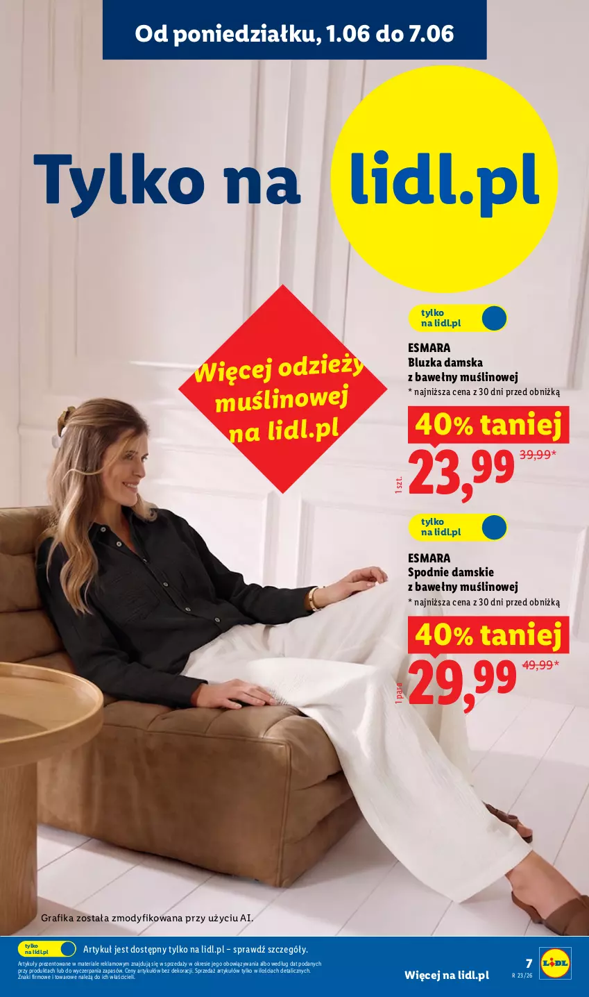 Gazetka promocyjna Lidl - Katalog ważny od 1.06 - ważna 01.06 do 06.06.2026 - strona 7 - produkty: Gra, Grafika, Spodnie