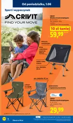 Gazetka promocyjna Lidl - Katalog ważny od 1.06 - Gazetka - ważna od 06.06 do 06.06.2026 - strona 14 - produkty: Sok, Por, Gra, Napoje, Sport, Krzesło, Grafika