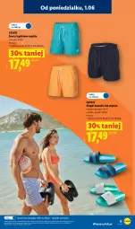 Gazetka promocyjna Lidl - Katalog ważny od 1.06 - Gazetka - ważna od 06.06 do 06.06.2026 - strona 15 - produkty: Klapki, Szorty