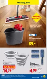 Gazetka promocyjna Lidl - Katalog ważny od 1.06 - Gazetka - ważna od 06.06 do 06.06.2026 - strona 33 - produkty: Mop, Rama, Tera, Vileda, Wiadro, Sprzątanie, Miska