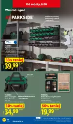 Gazetka promocyjna Lidl - Katalog ważny od 1.06 - Gazetka - ważna od 06.06 do 06.06.2026 - strona 48 - produkty: Parkside, Noż, Organizer, Torba, Ogród