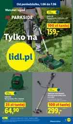 Gazetka promocyjna Lidl - Katalog ważny od 1.06 - Gazetka - ważna od 06.06 do 06.06.2026 - strona 5 - produkty: Parkside, Kasza, Ogród, Akumulator