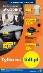 Gazetka promocyjna Lidl - Katalog ważny od 1.06 - Gazetka - ważna od 06.06 do 06.06.2026 - strona 9 - produkty: Por, Kosz, Materac, Koszulka, Tera, Sport, Koszulka funkcyjna, Materac dmuchany