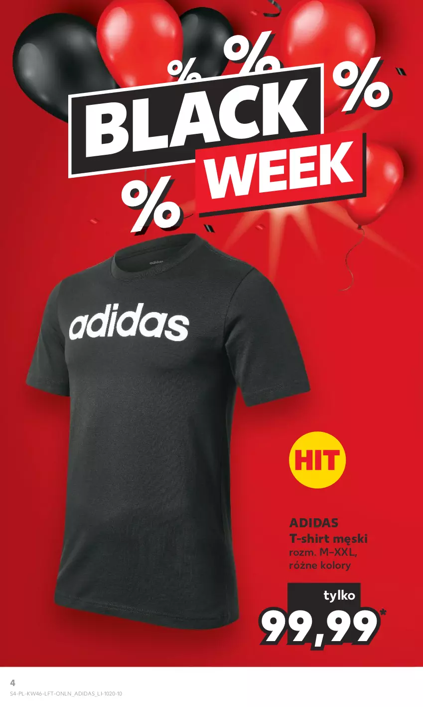 Gazetka promocyjna Kaufland - Gazetka tygodnia - ważna 16.11 do 22.11.2023 - strona 4 - produkty: Adidas, T-shirt