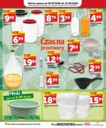 Gazetka promocyjna Topaz - Gazetka - Gazetka - ważna od 05.08 do 05.08.2026 - strona 47 - produkty: Top, Szczotka, Kosz, Wiadro, Miska