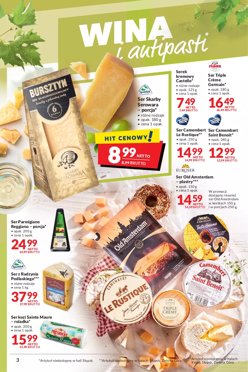 Gazetka promocyjna Makro - [Oferta promocyjna] Artykuły spożywcze i przemysłowe - ważna 23.08 do 04.09.2022 - strona 2 - produkty: Camembert, Podlaski, Por, Rust, Ser, Ser kozi, Serek