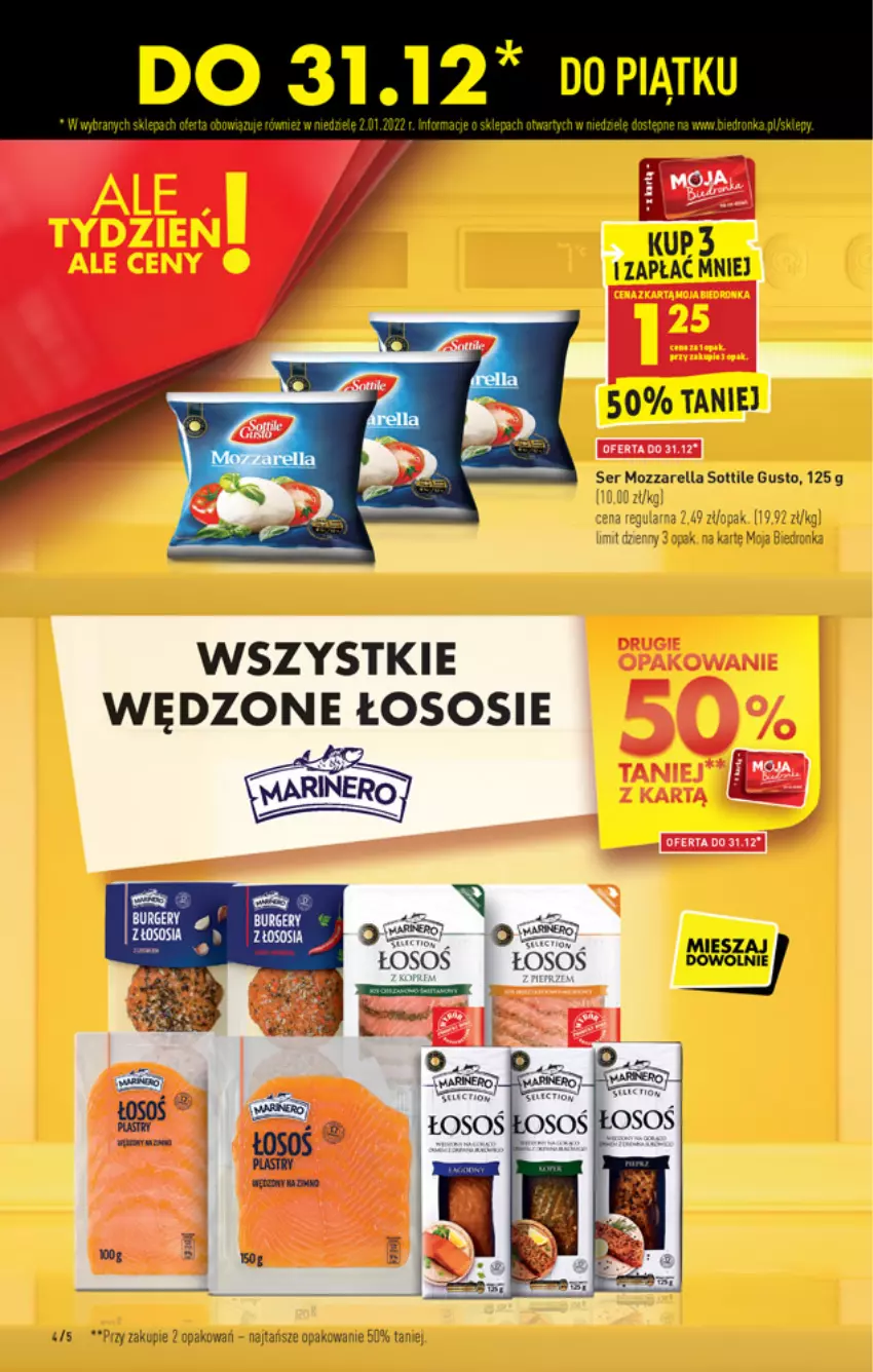 Gazetka promocyjna Biedronka - W tym tygodniu - ważna 30.12 do 31.12.2021 - strona 4 - produkty: Dron, Fa, Mozzarella, Ser