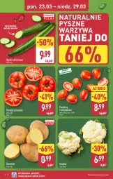 Gazetka promocyjna Aldi - Pełna oferta - Gazetka - ważna od 29.03 do 29.03.2026 - strona 2 - produkty: Kalafior, Warzywa, Ziemniaki, Pomidory