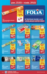 Gazetka promocyjna Aldi - Pełna oferta - Gazetka - ważna od 29.03 do 29.03.2026 - strona 26 - produkty: Piec, Papier, Worki na śmieci, Rękaw do pieczenia, Foremki, Worki na śmiec, Danio, Papier do pieczenia, Folia aluminiowa