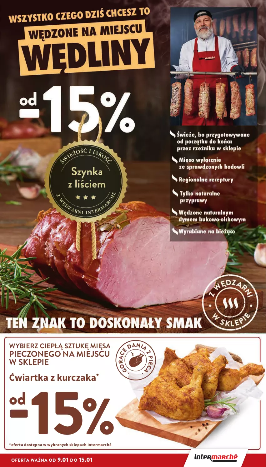 Gazetka promocyjna Intermarche - Gazetka Intermarche - ważna 09.01 do 15.01.2025 - strona 15 - produkty: Kurczak, Piec